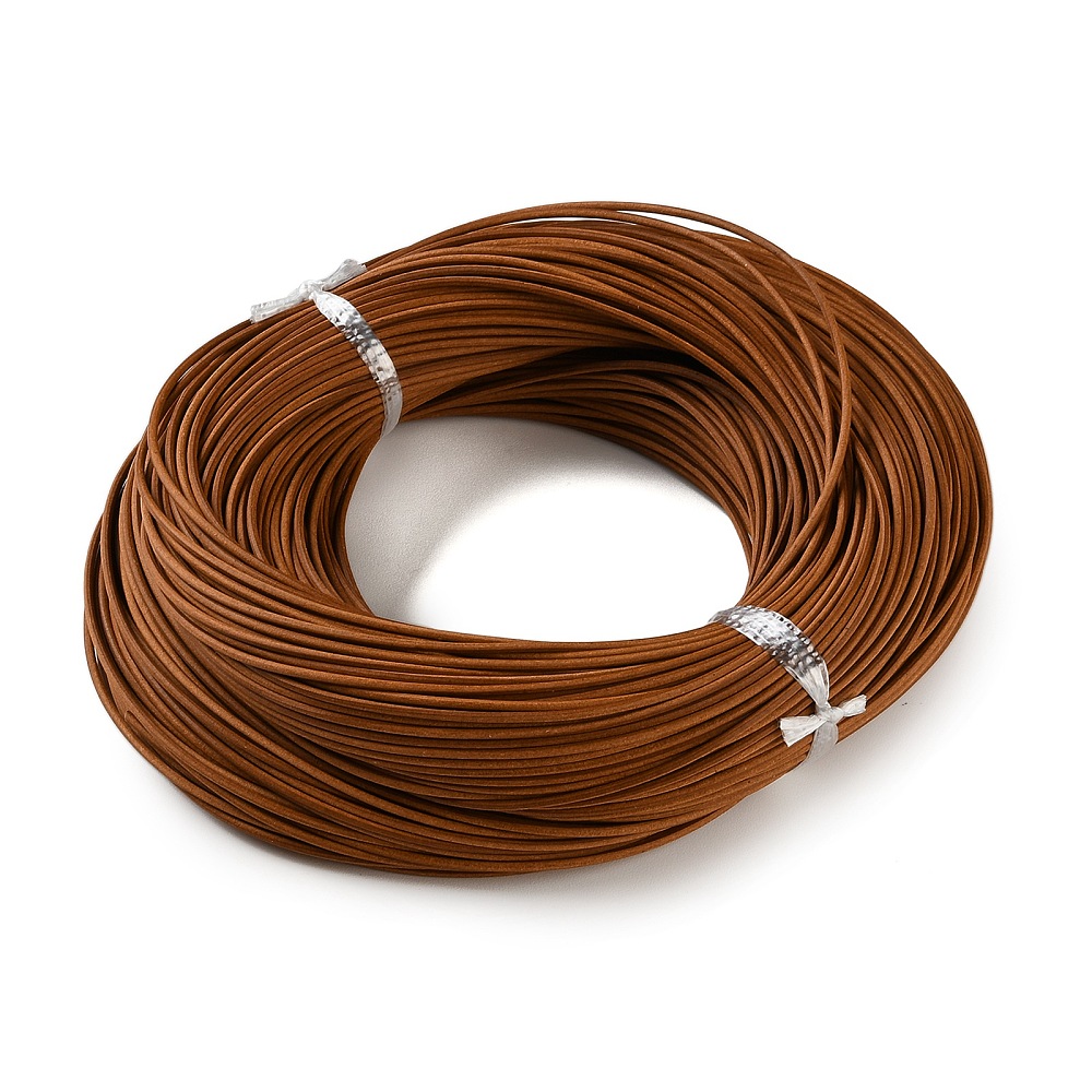 Patent Leather Shine - 100m 1mm/1.5mm/2mm/3mm Cowhide Leather Round Thread