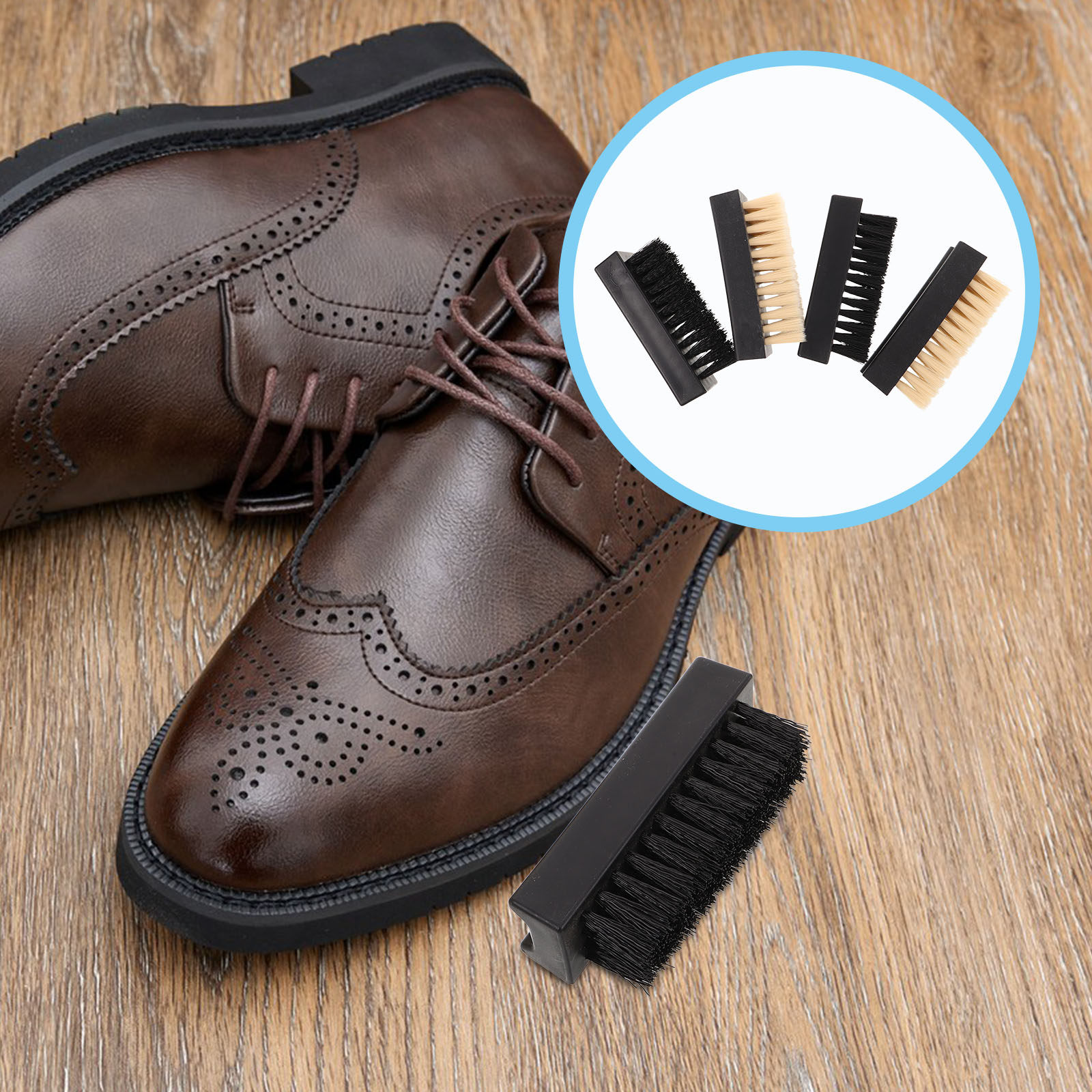 Sneaker Care Suede - 4Pcs Multifunction Shoe Brush Set Soft