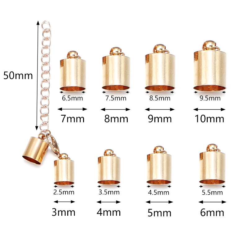 10Sets Leather Cord End Caps W - огляд і ціна Patent Leather Shine