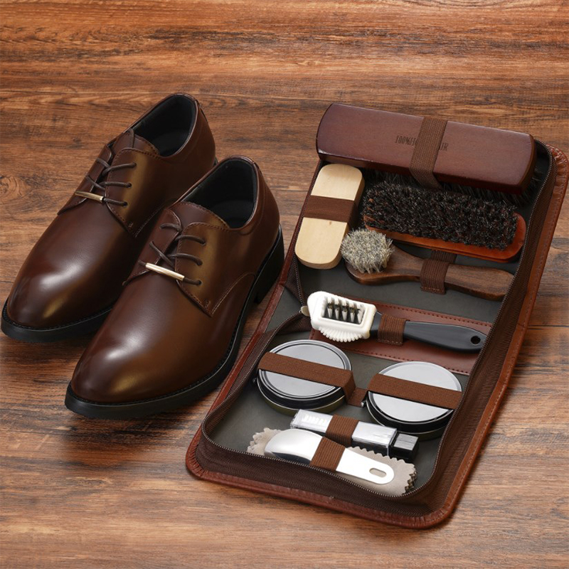HorseHair Shoe Brush Set Leath - огляд і ціна Sneaker Cleaning Kit