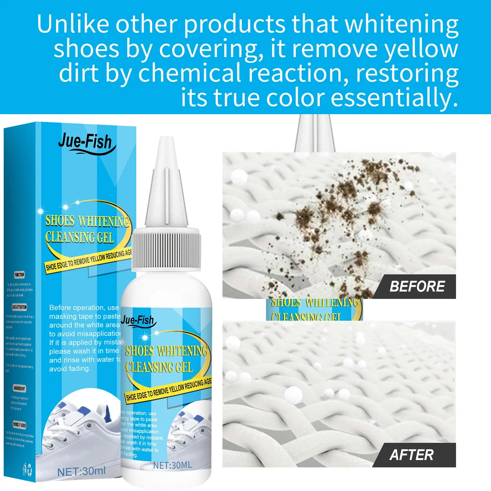 White Shoes Cleaning Gel Stain - огляд і ціна Sneaker Cleaning Kit