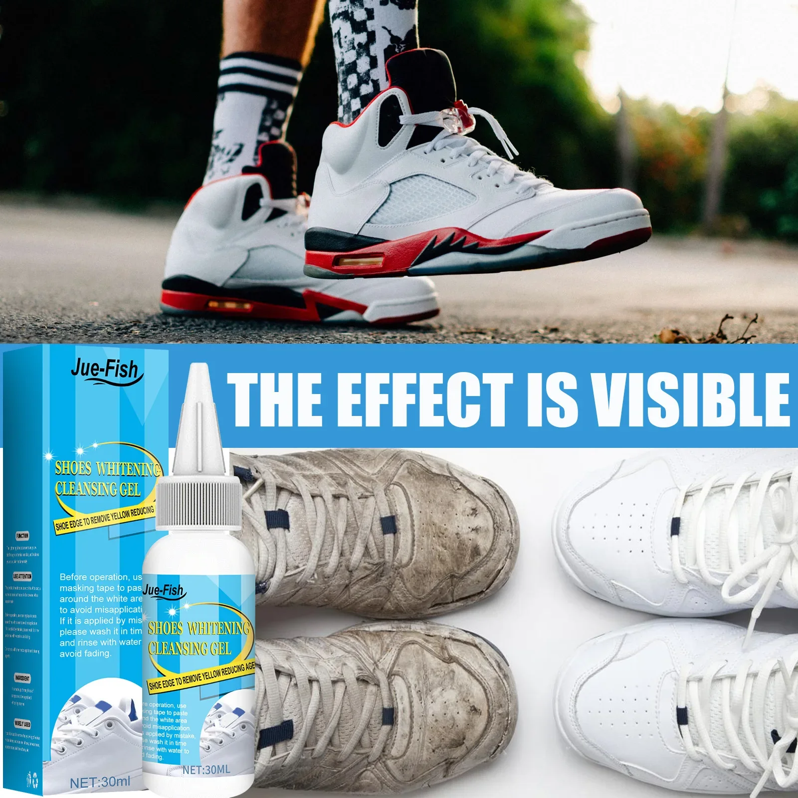 White Shoes Cleaning Gel Stain - огляд і ціна Sneaker Cleaning Kit