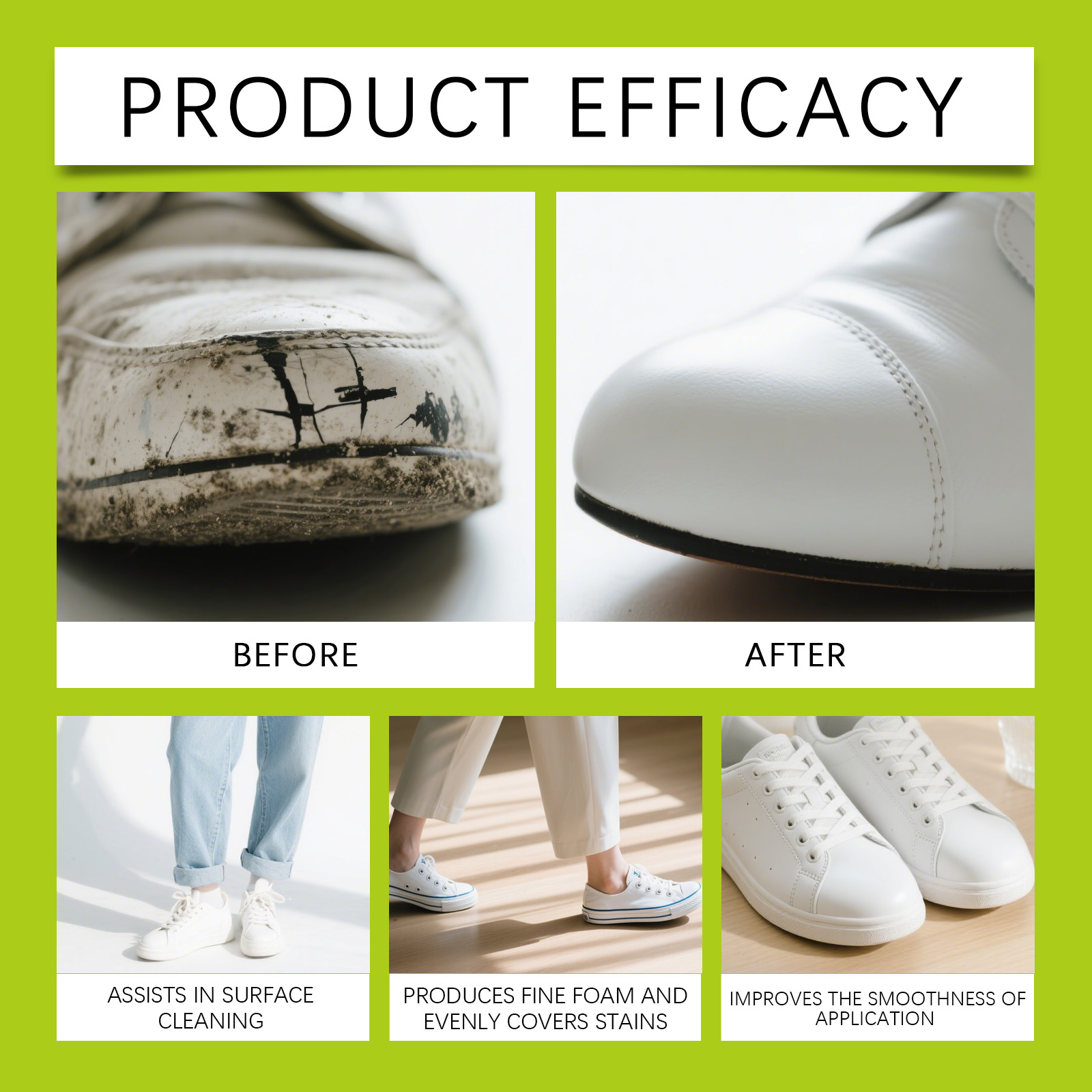White Shoe Cleaner Sneaker Cle - огляд і ціна Sneaker Cleaning Kit